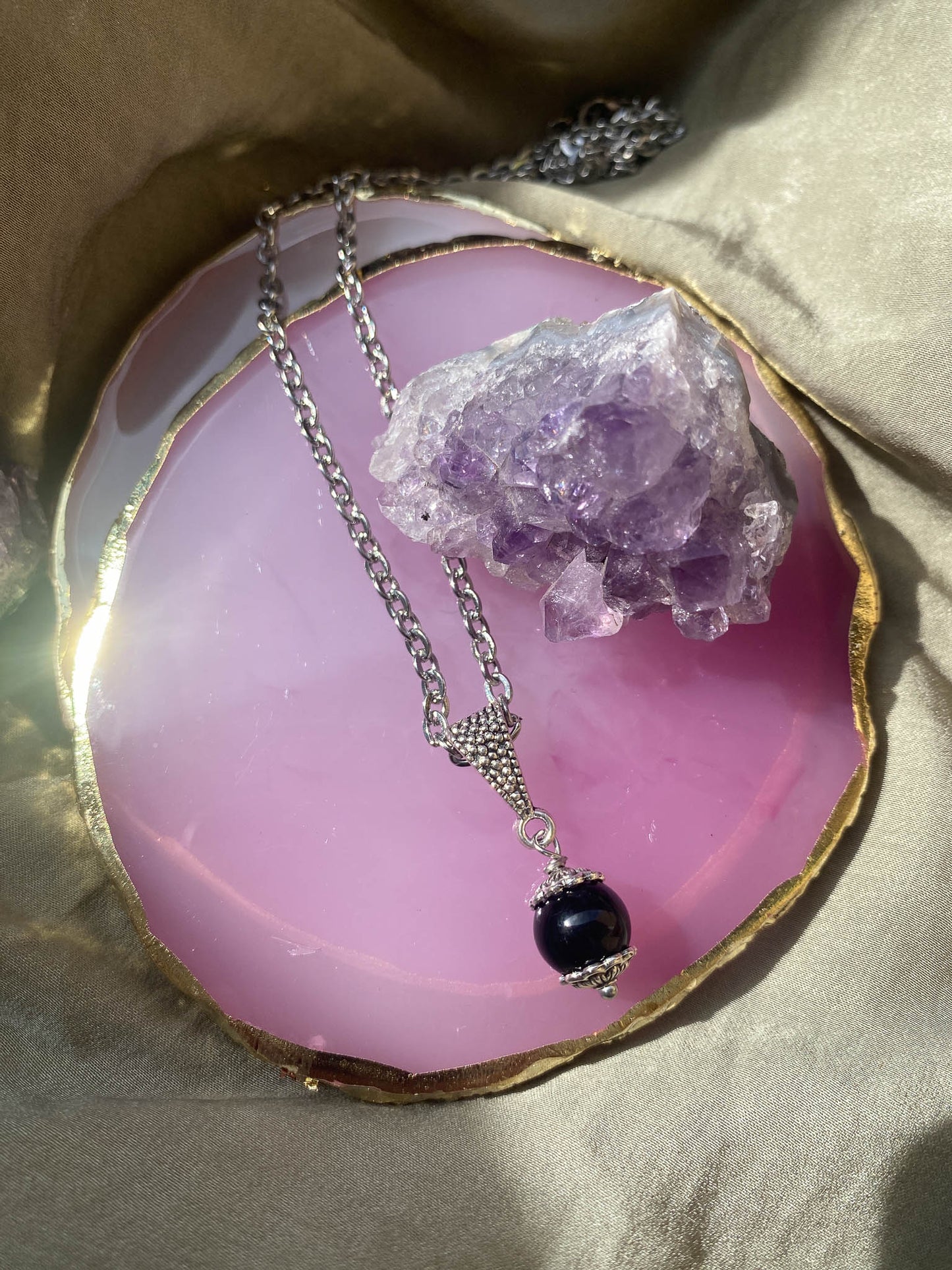 Collana Su Coccu Onice