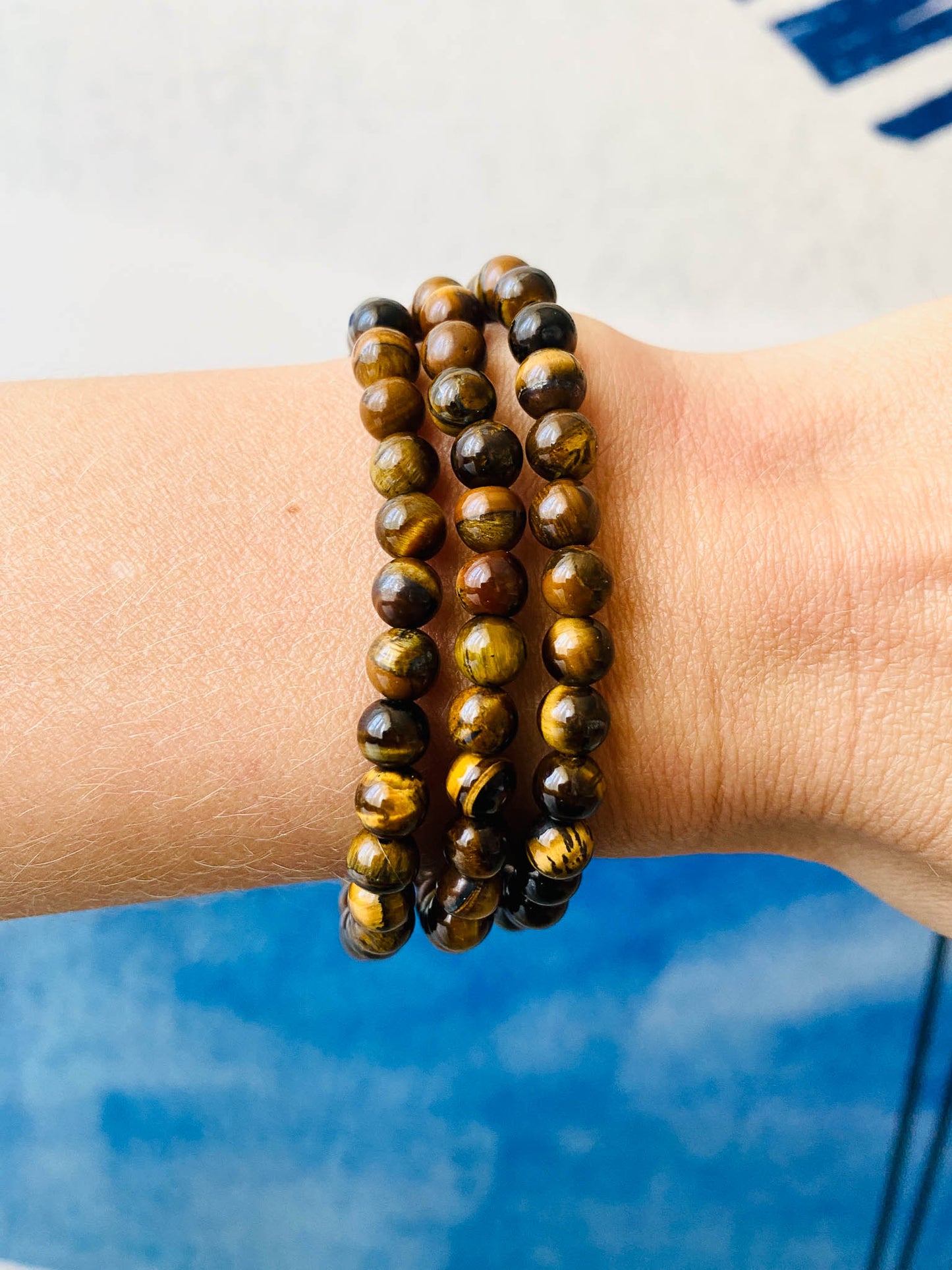 Bracciale in Occhio di Tigre – 6mm | Protezione, Chiarezza e Forza Interiore