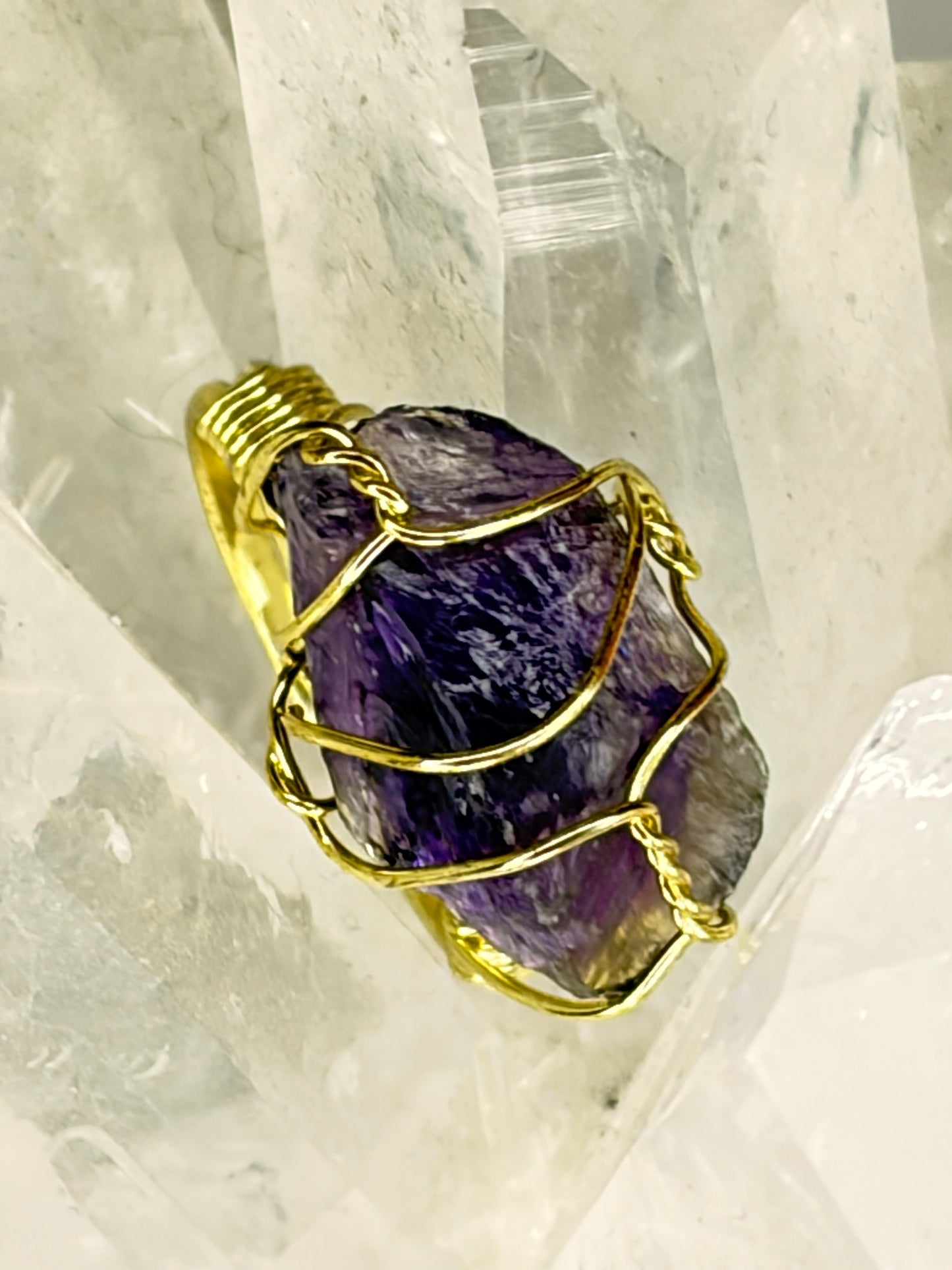 Anello  Ametista regolabile