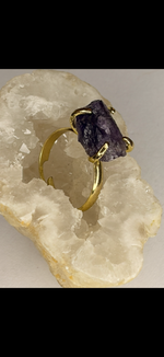 Anello  Ametista regolabile