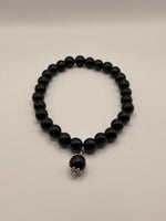 Bracciale onice su coccu da uomo