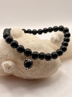 Bracciale onice su coccu da uomo