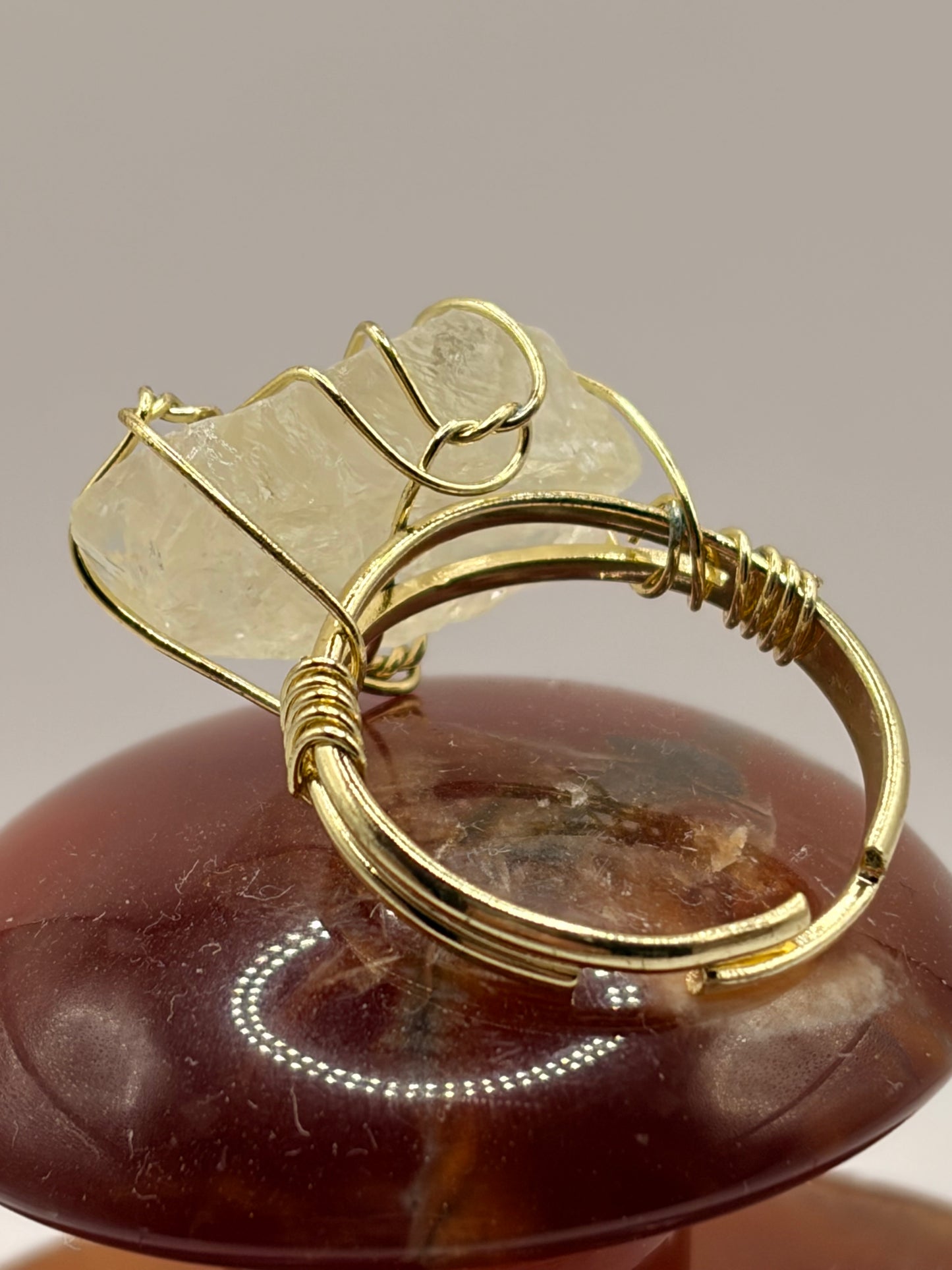 Anello quarzo regolabile