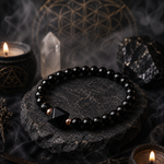 Bracciale in onice con piramide da donna